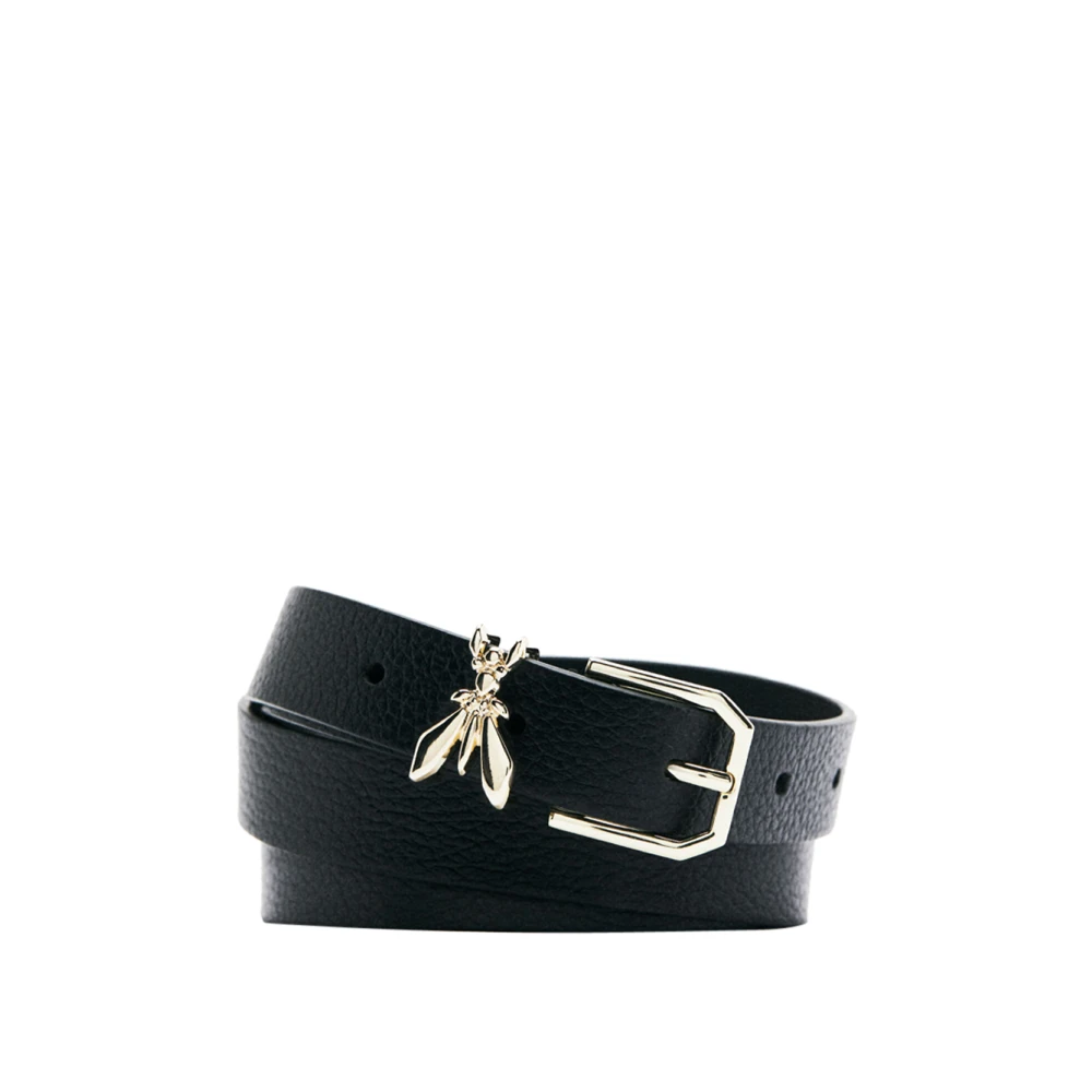 Patrizia Pepe Vrouw Zwart Accessoires Dames, M, Leer, Leren Riem