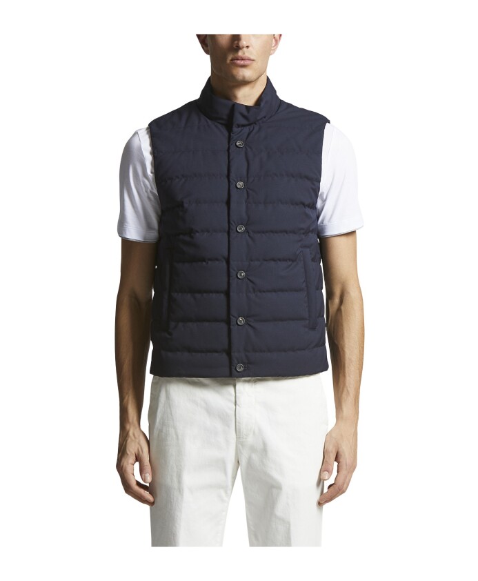 down-waistcoat-et-viscose-technique