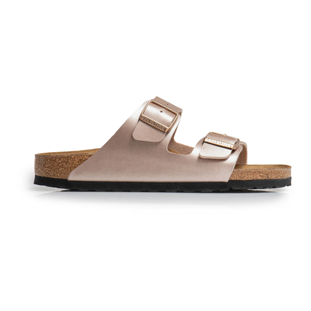 Birkenstock Women's Pink Sliders, 7 Uk, Arizona Birko-Flor Sandals