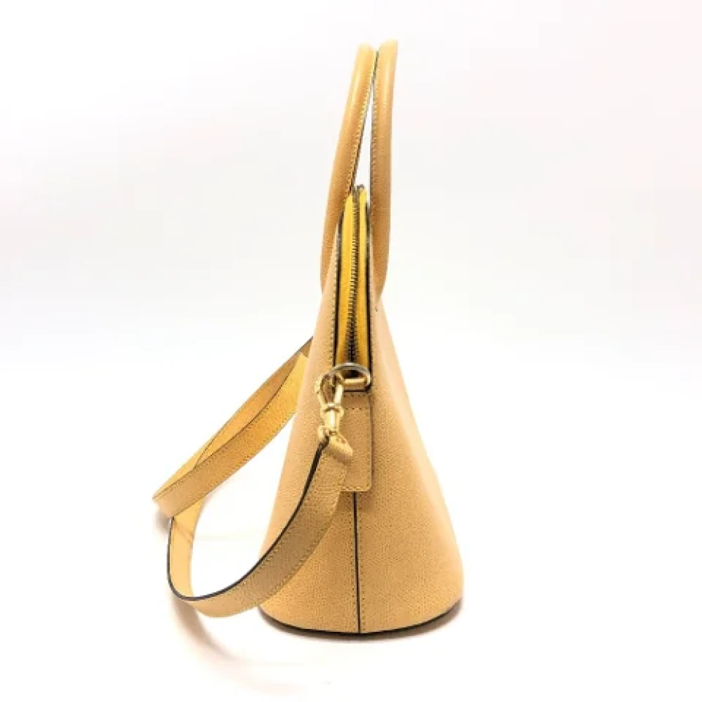 Celine Vintage Pre-owned Leather celine-bags Yellow Dames