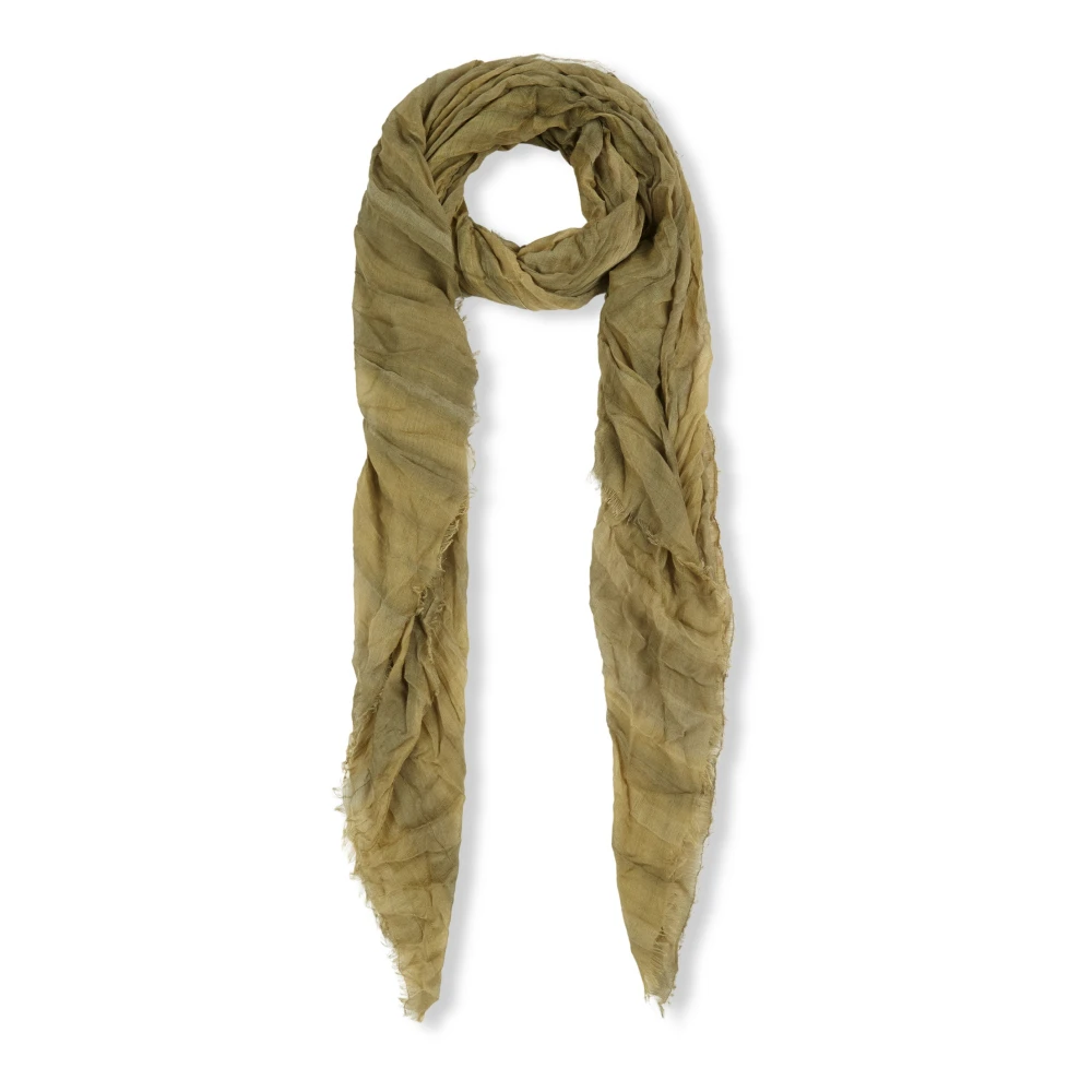 Cortana Green Story- Mottled Khaki Melange Foulard - Female - Scarves - One Size - Accessories