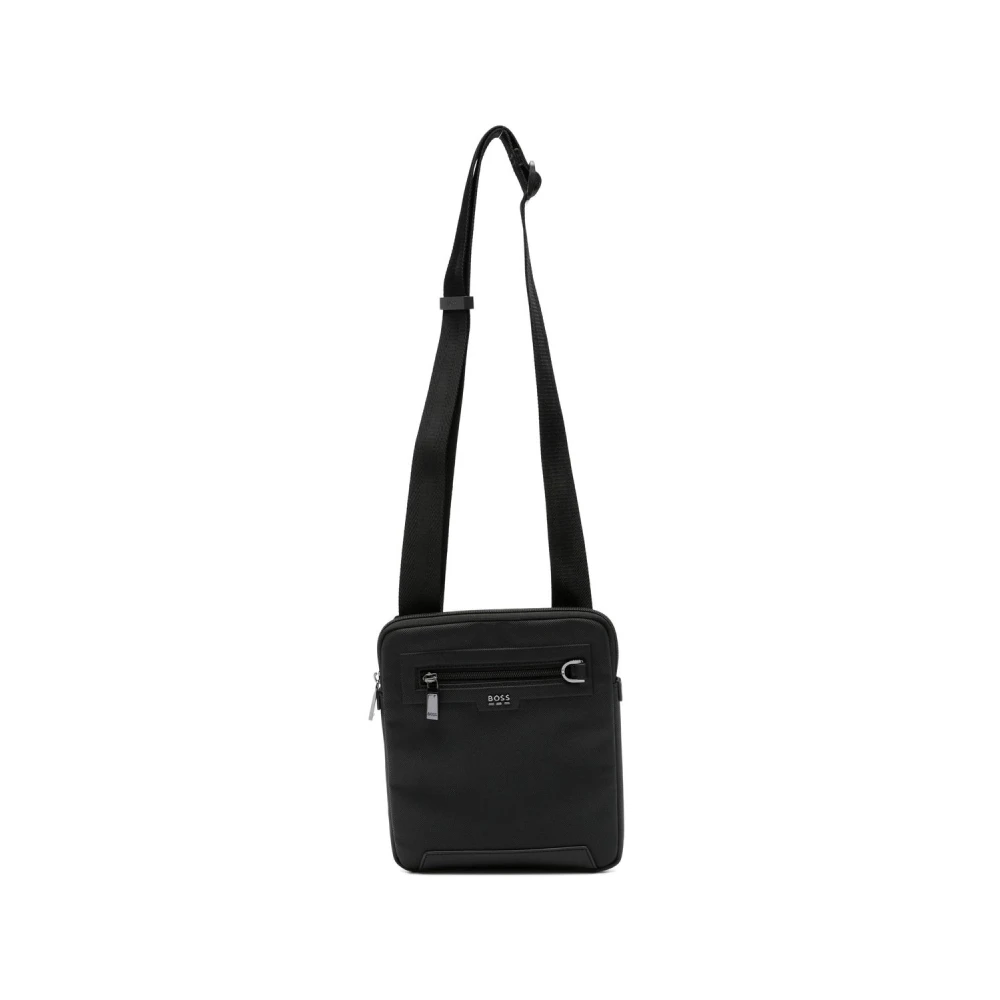 Hugo Men's Black Cullen Shoulder Bag - Cross Body Messenger - One Size - Bags