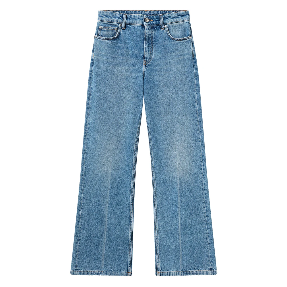 Stella Mccartney Vintage Blue Chain Pocket Jeans Blue Dames