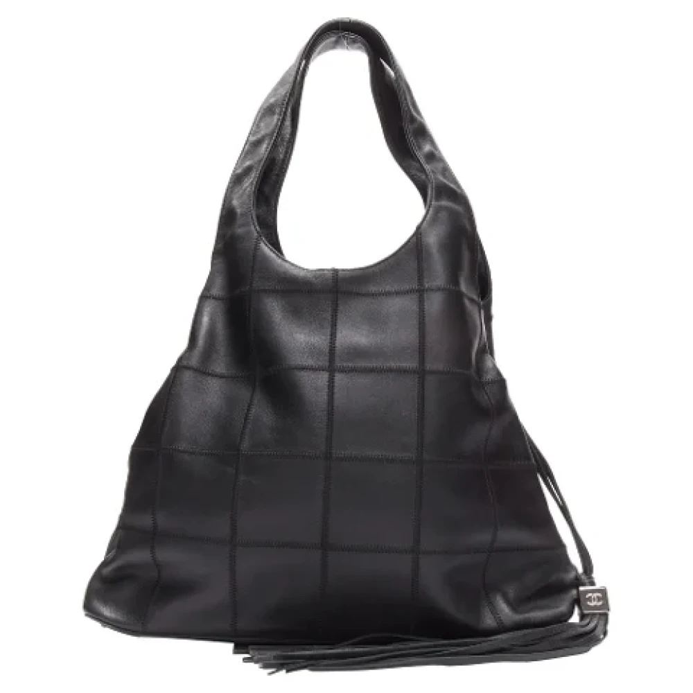 Chanel Vintage Pre-owned Leather chanel-bags Black Dames
