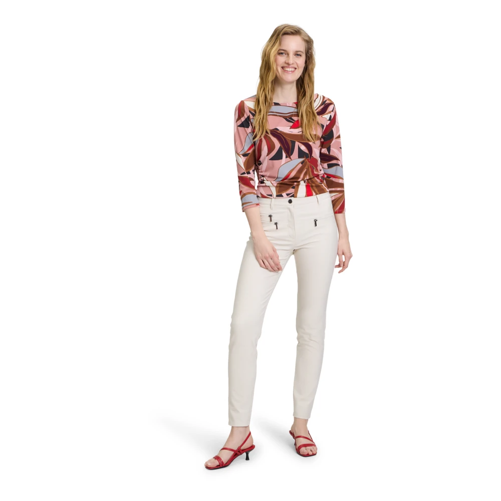 Betty Barclay Bloemenprint Gerimpeld Shirt Multicolor Dames