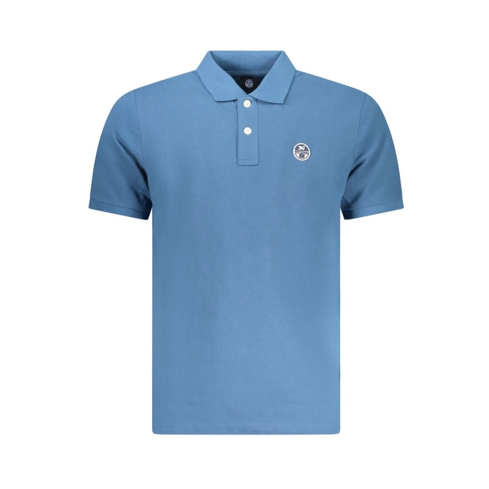 North Sails Men's Blue Polo Shirts, M, Short-Sleeved Polo Shirt