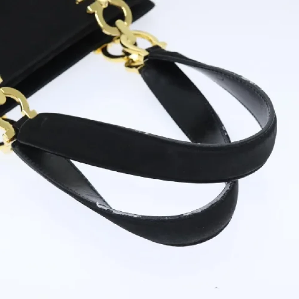 Salvatore Ferragamo Pre-owned Suede handbags Black Dames