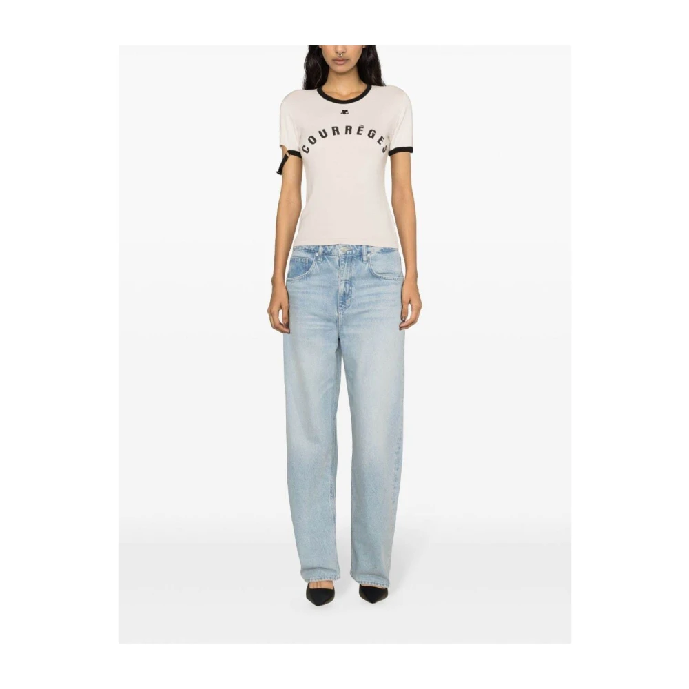 Courrèges T-Shirts Beige Dames