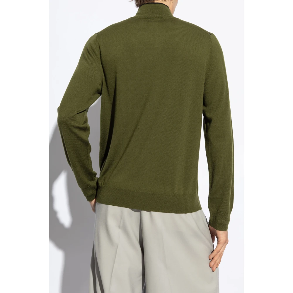 PS By Paul Smith Turtleneck Sweater Green Heren