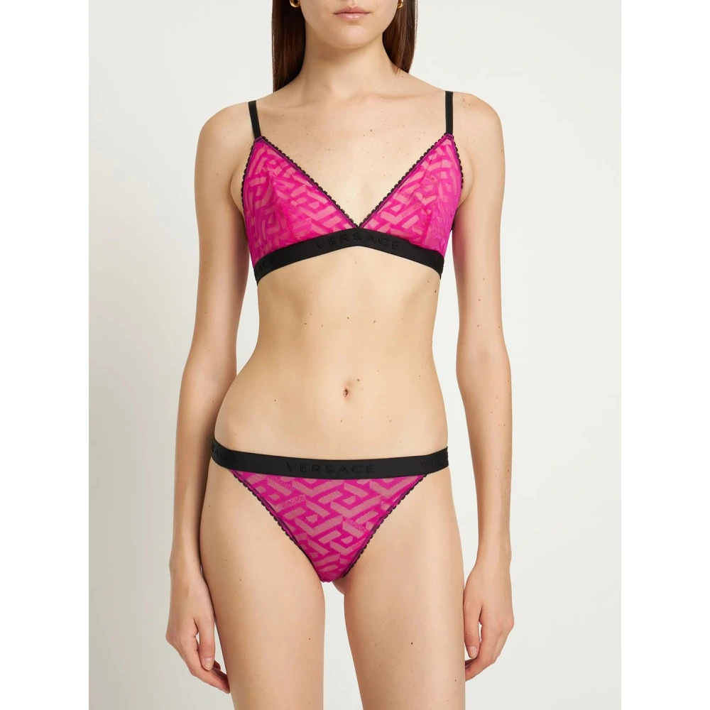 Versace Fuchsia Off-Road Kant String Pink Dames