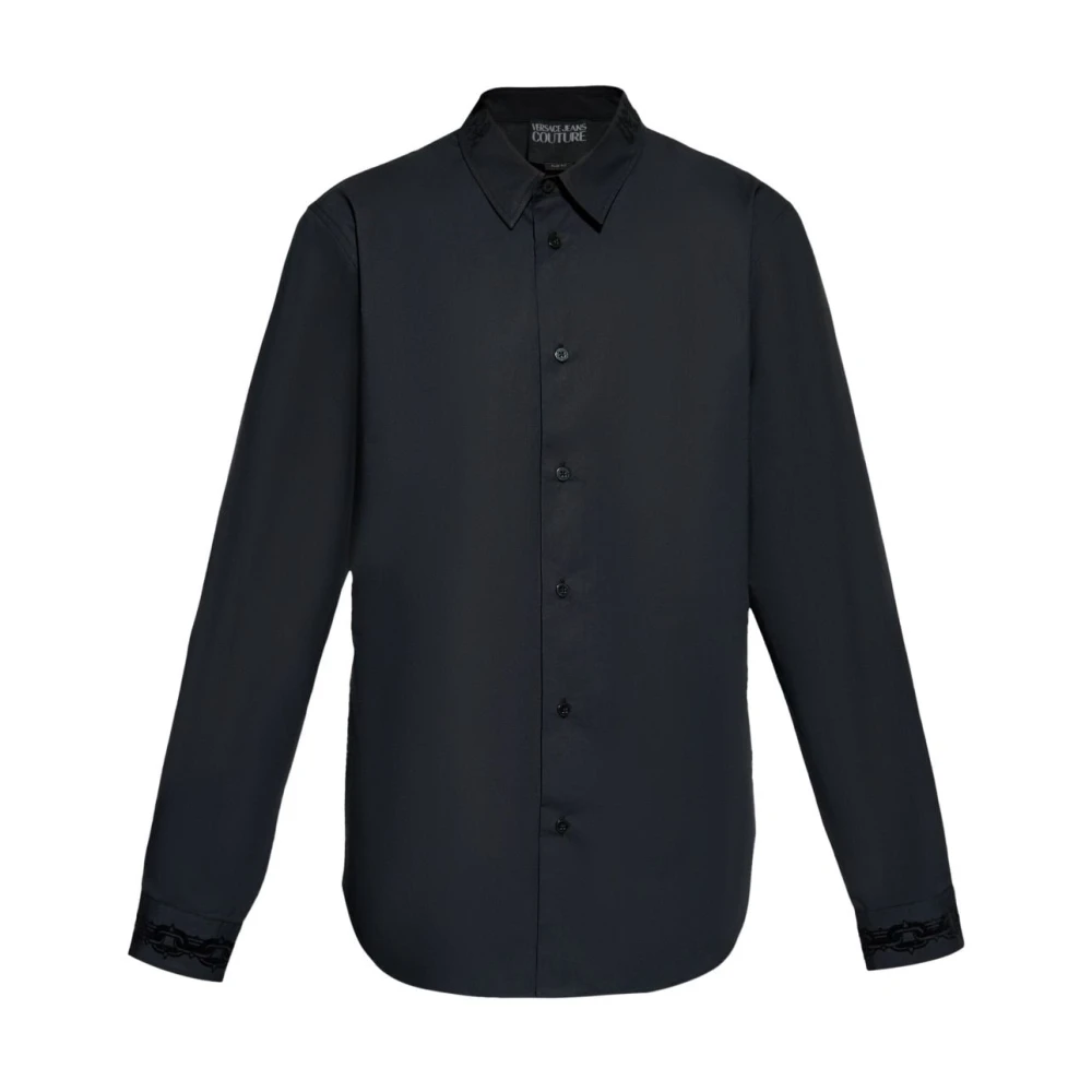 Versace Jeans Couture Zwarte Herenoverhemd Black Heren