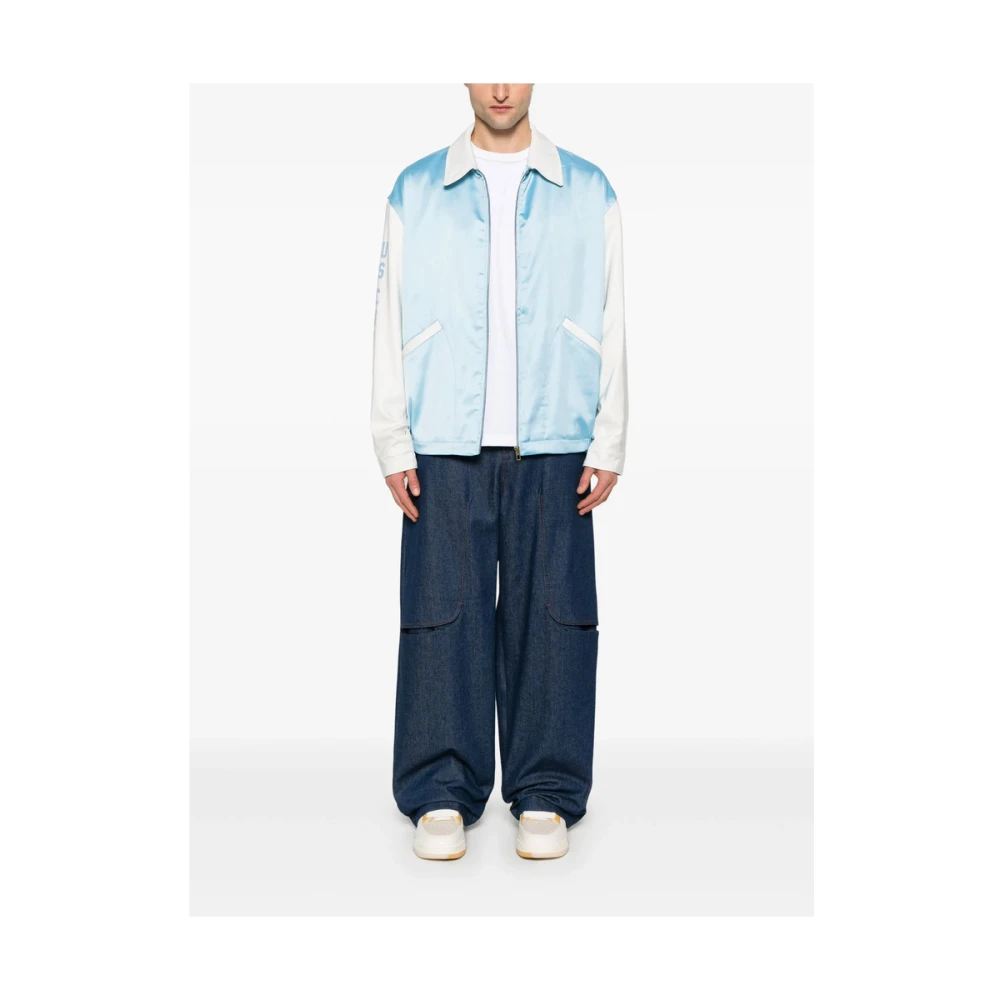 Champion Hemelsblauwe Rits Voorkant Buitenkleding Blue Heren