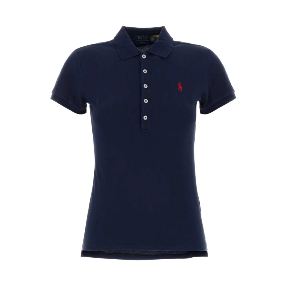 Polo Ralph Lauren Women's Blue Polo Shirts, 2XL, Polo In Piquet