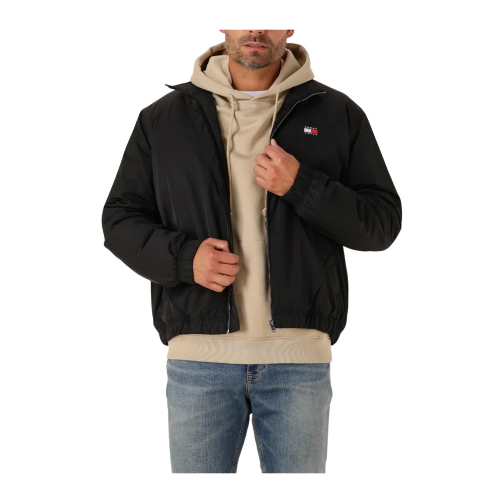 Tommy Jeans Men's Black Essential Padded Jacket Ext