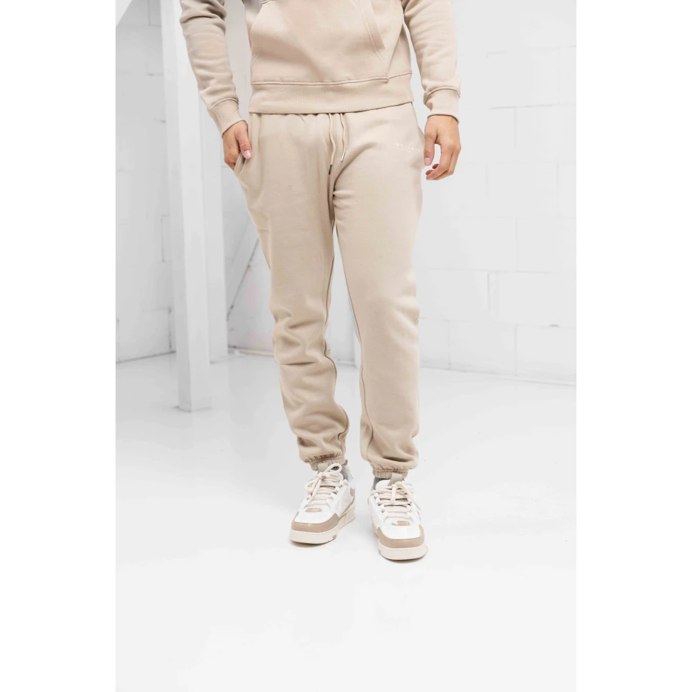 Quotrell Beige Heren Trainingspak Hoodie Winter Beige Heren