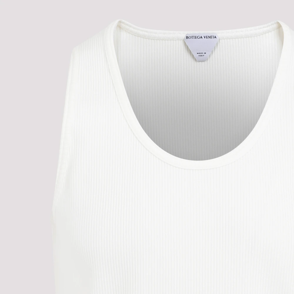 Bottega Veneta Klassieke Witte Tanktop White Heren