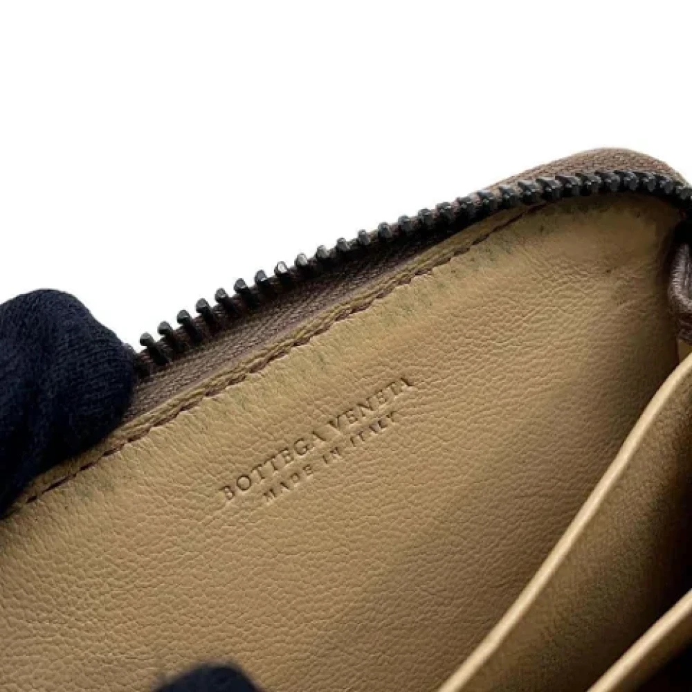 Bottega Veneta Vintage Pre-owned Leather wallets Brown Heren