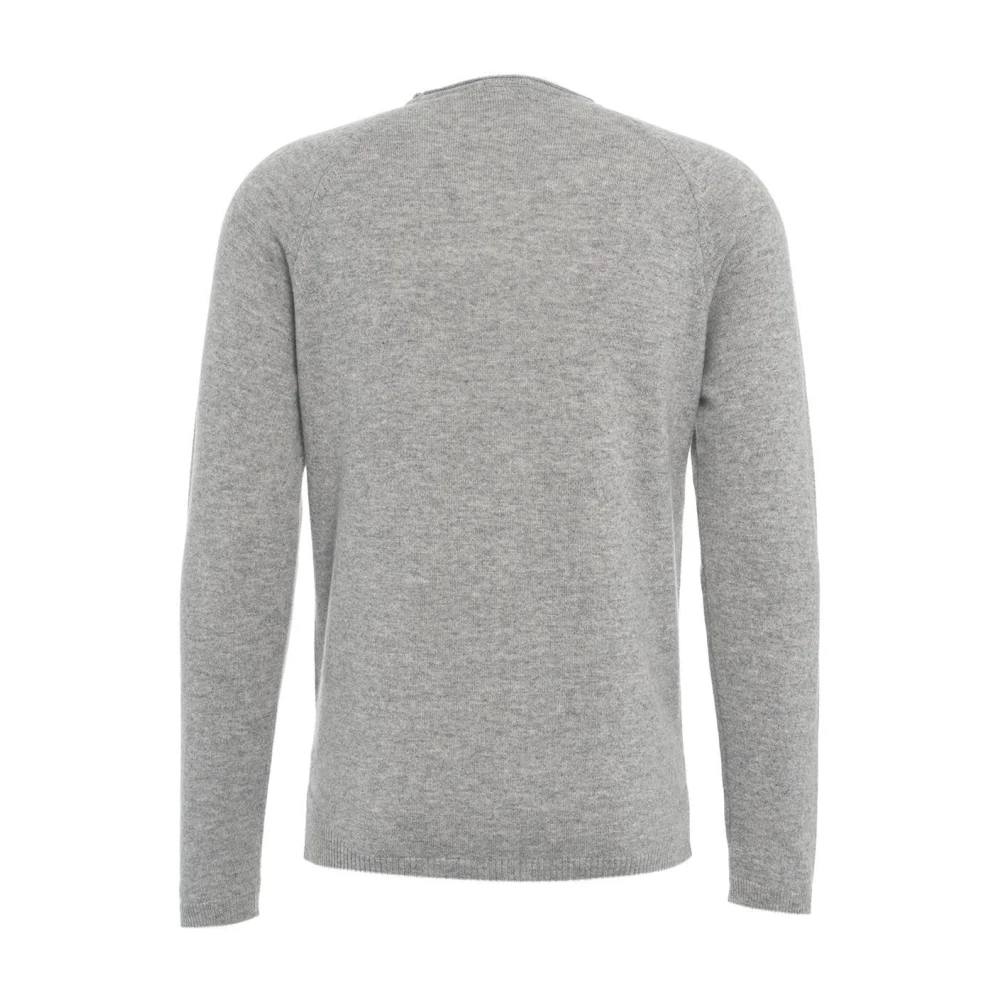 Daniele Fiesoli Luxe Cashmere Gebreide Kleding Grijs Aw24 Gray Heren