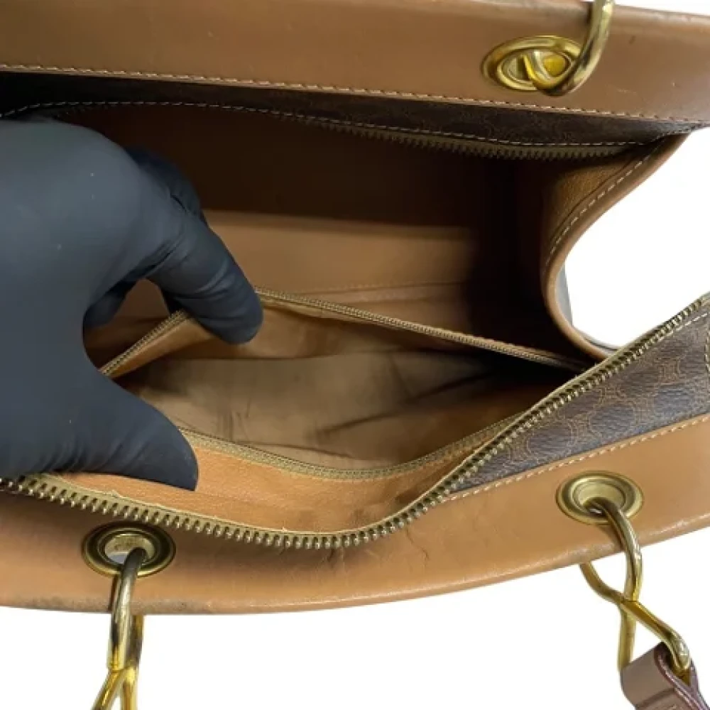 Celine Vintage Pre-owned Canvas celine-bags Brown Dames