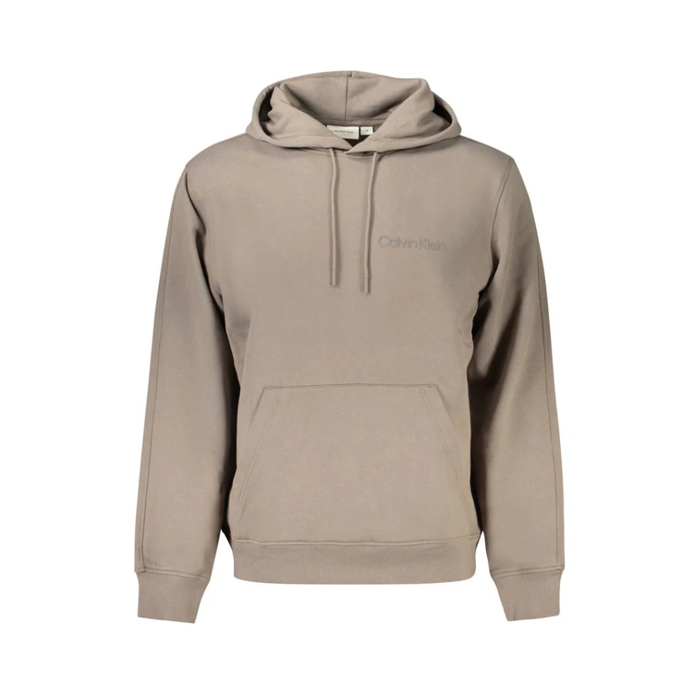Calvin Klein Bruine Katoenen Trui Brown Heren