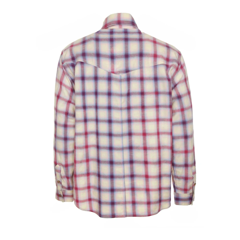 Isabel marant Geruit katoenen overhemd Multicolor Heren