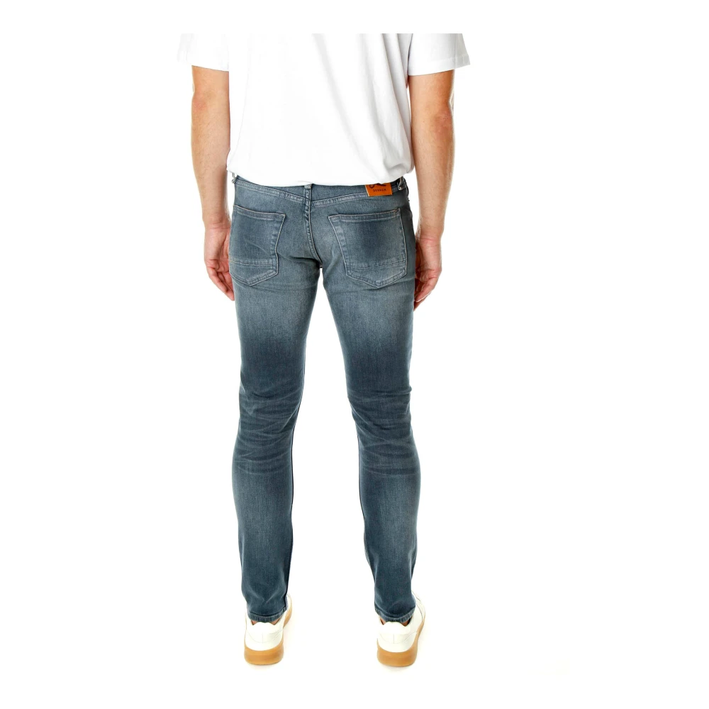 Denham Slim Fit Mid Waist Jeans Blue Heren