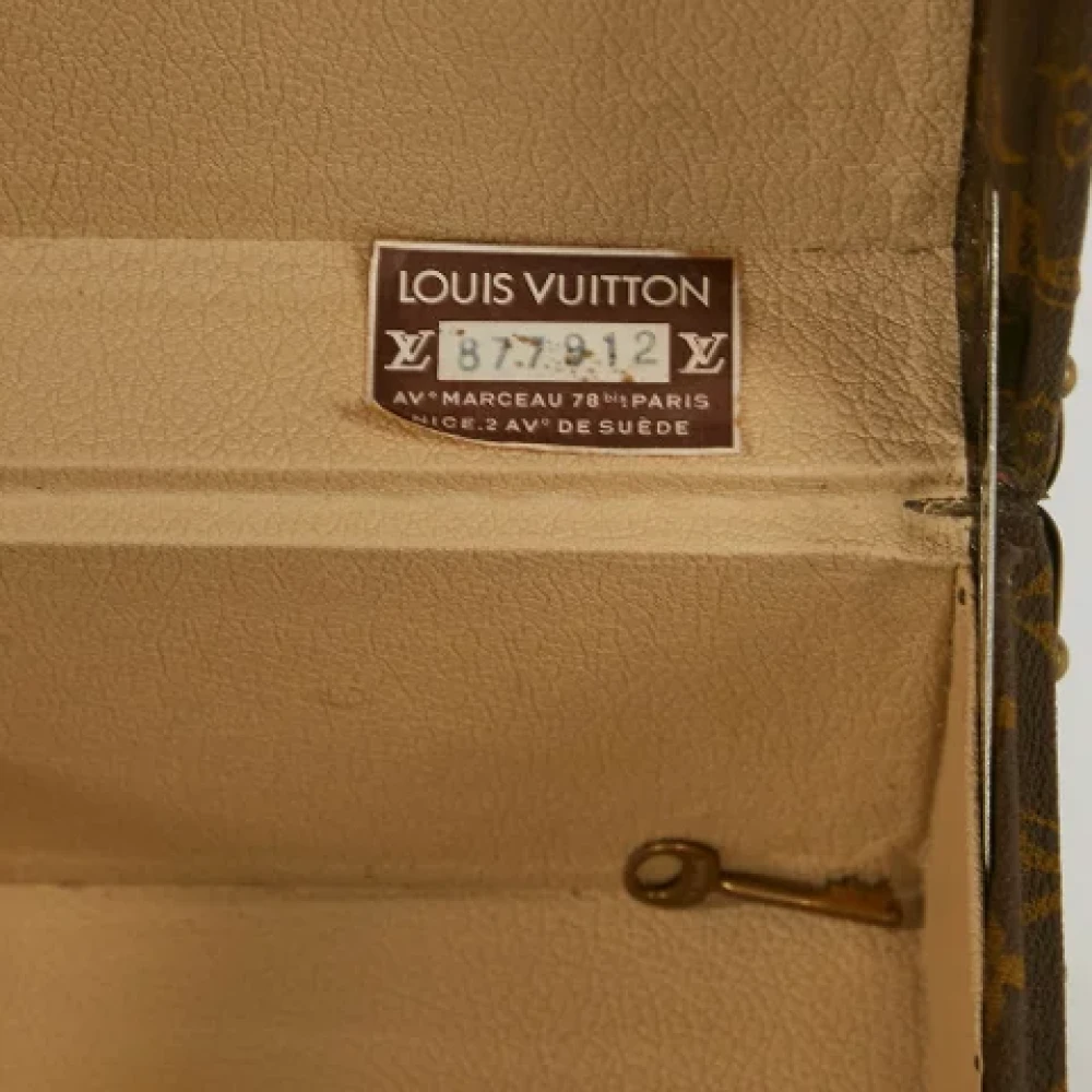 Louis Vuitton Vintage Pre-owned Leather travel-bags Brown Heren