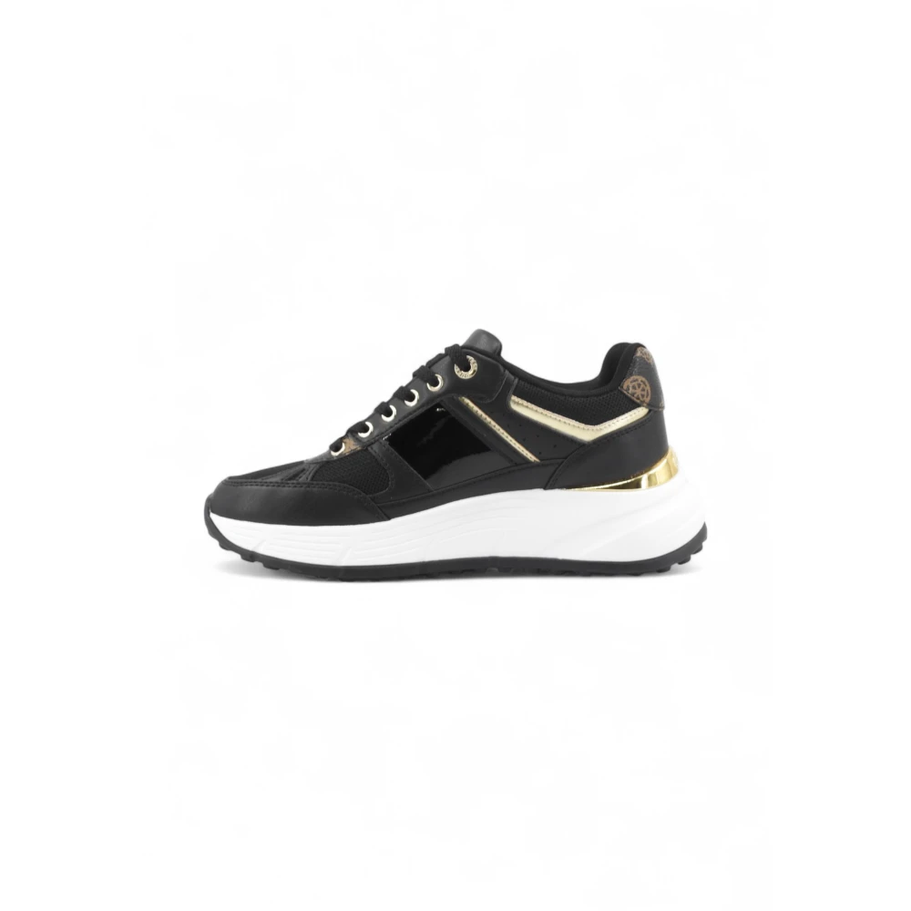 Guess Fonzi Sneaker Dames Schoenen Zwart