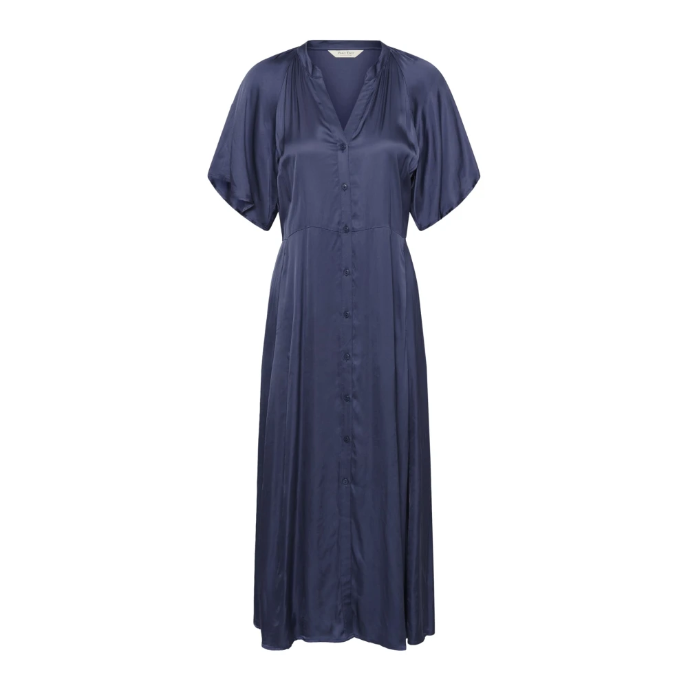Part Two Blue Midi Dresses, Female, 2XL, Midi Dresses