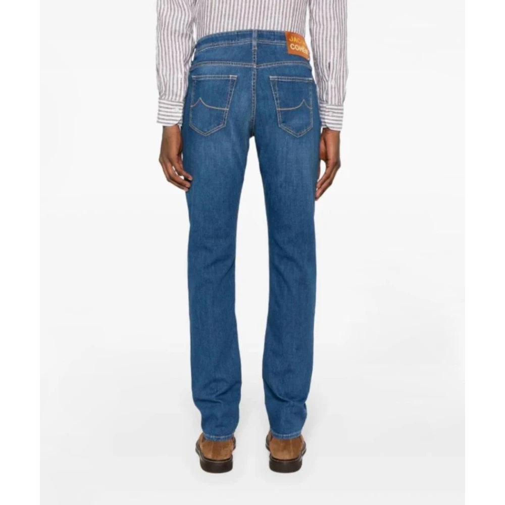 Jacob Cohën Slim Fit Bard Broek Blue Heren