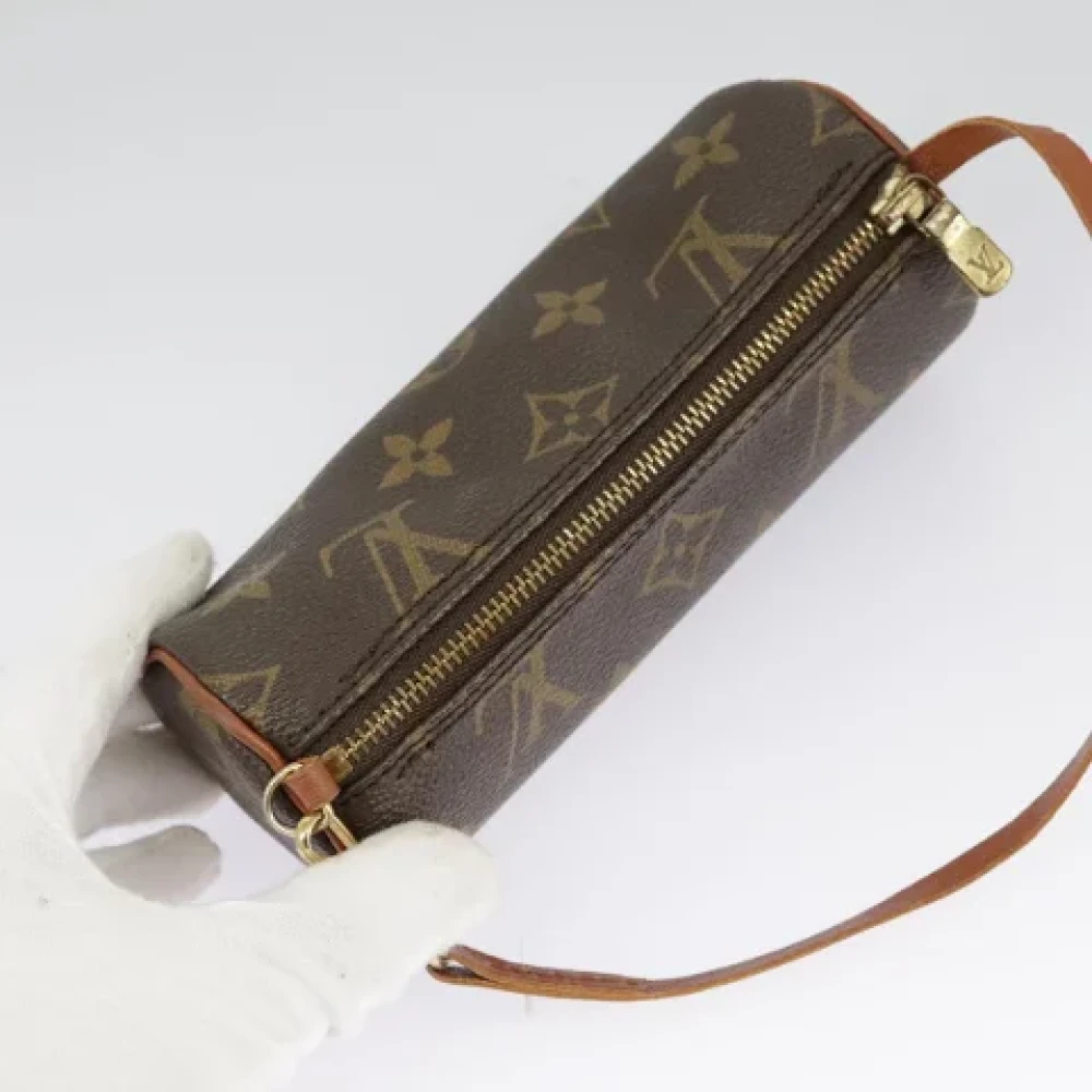 Louis Vuitton Vintage Pre-owned Canvas pouches Brown Dames