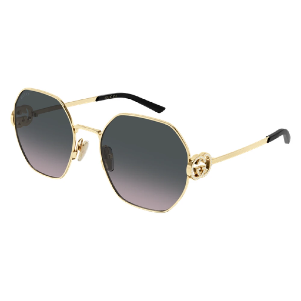 Gucci Unisex Geel Geometric Sunglasses