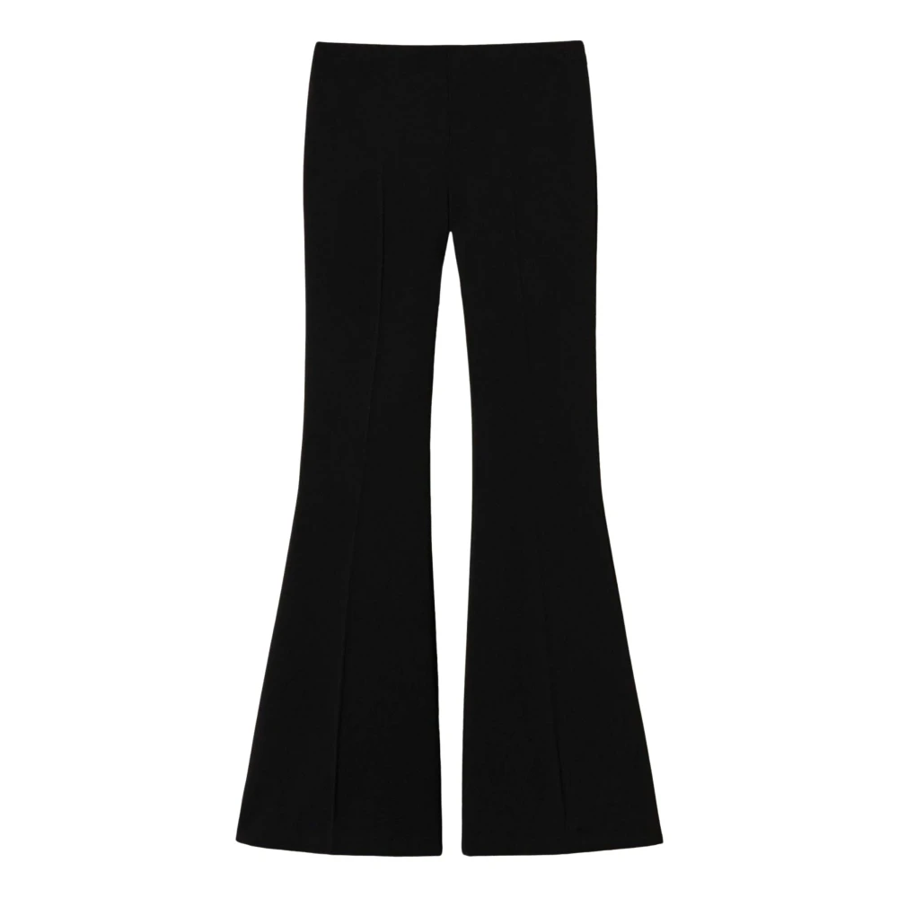 Twinset Zwarte Flared Broek Black Dames