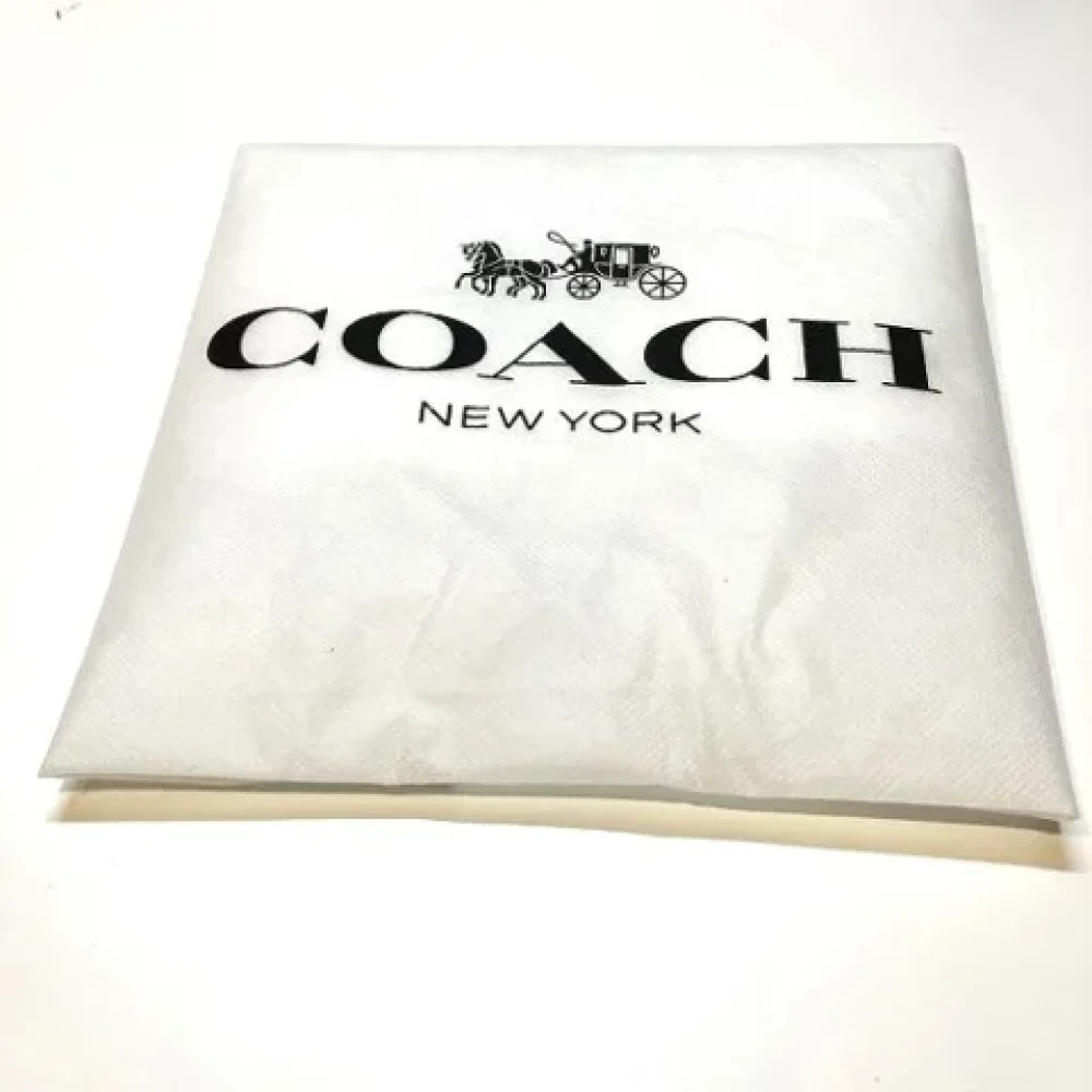 Coach Pre-owned Linen shoulder-bags Beige Heren