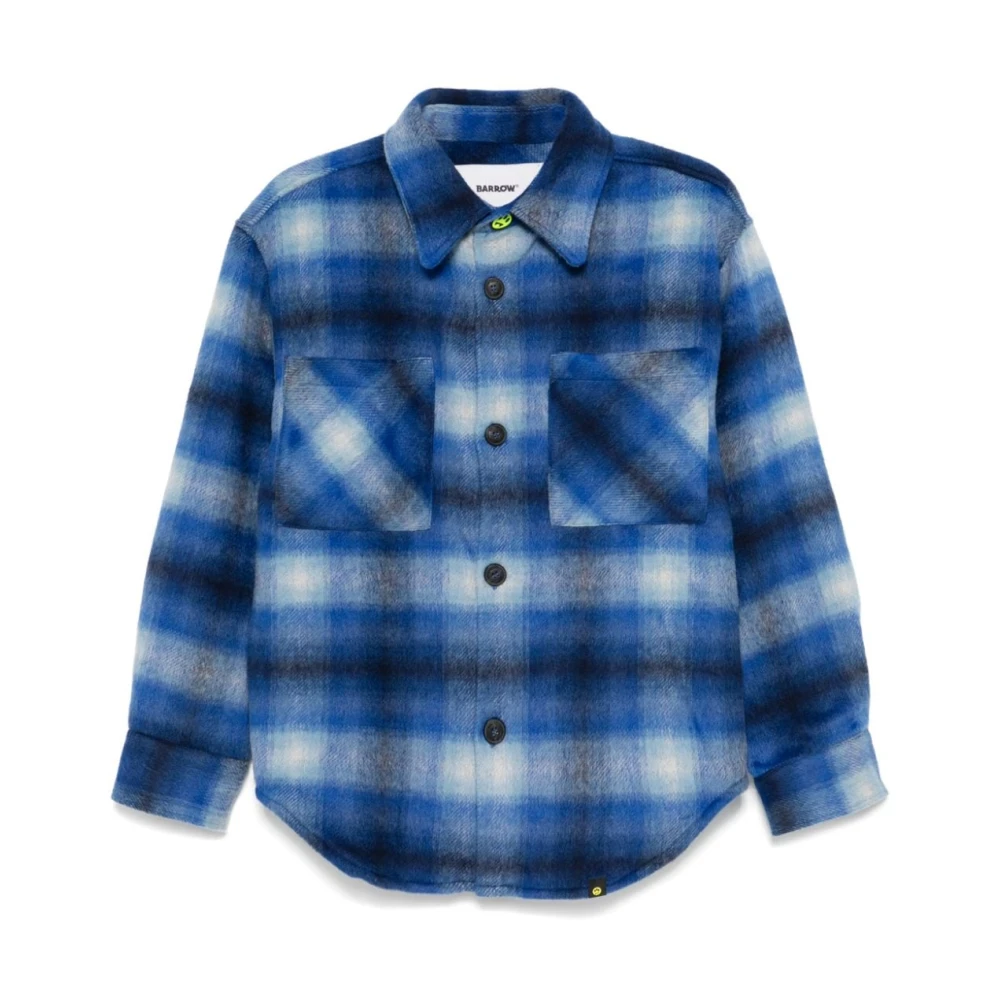 Barrow Flanellen Shirt Dazzling Blue Heren