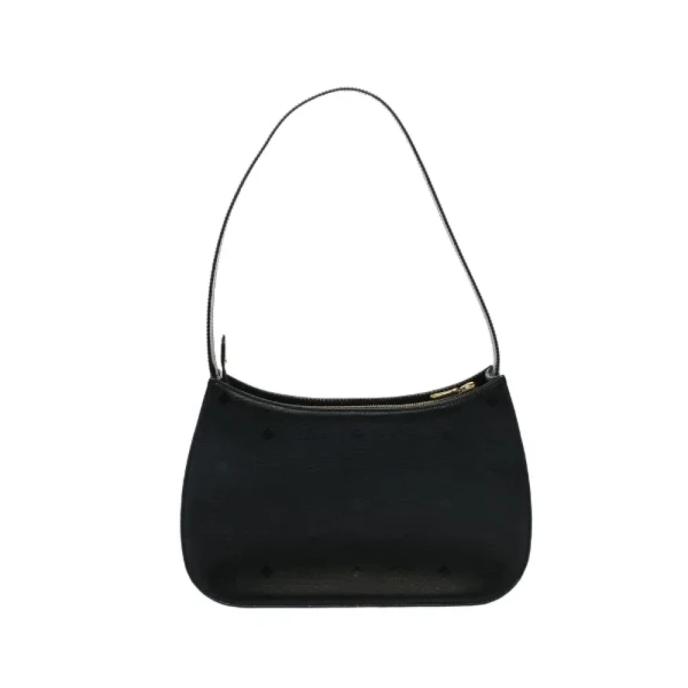MCM Pre-owned Leather shoulder-bags Black Dames