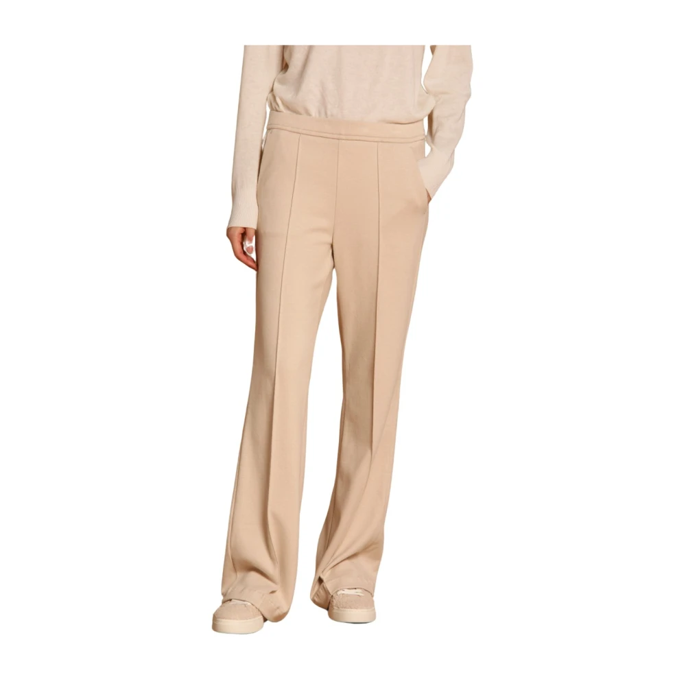 Mason's Crème Chino Joggers Easy Straight Beige Dames