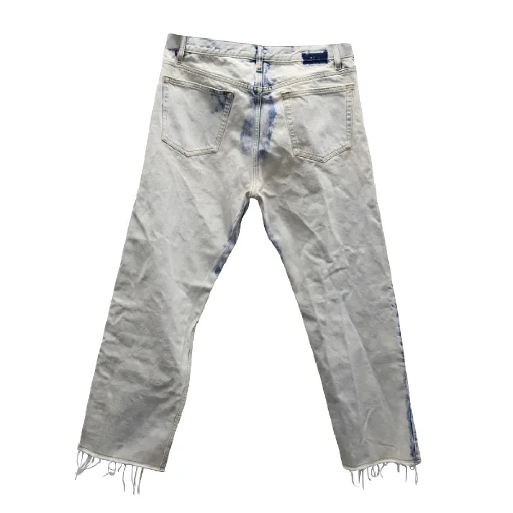 Maison Margiela Pre-owned Cotton jeans White Dames