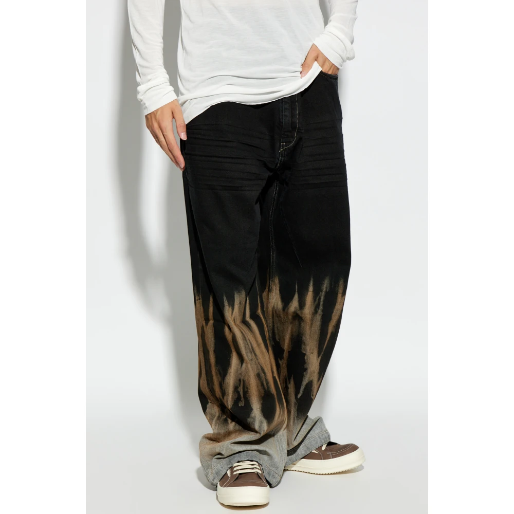 Rick Owens Geth Jeans Black Heren
