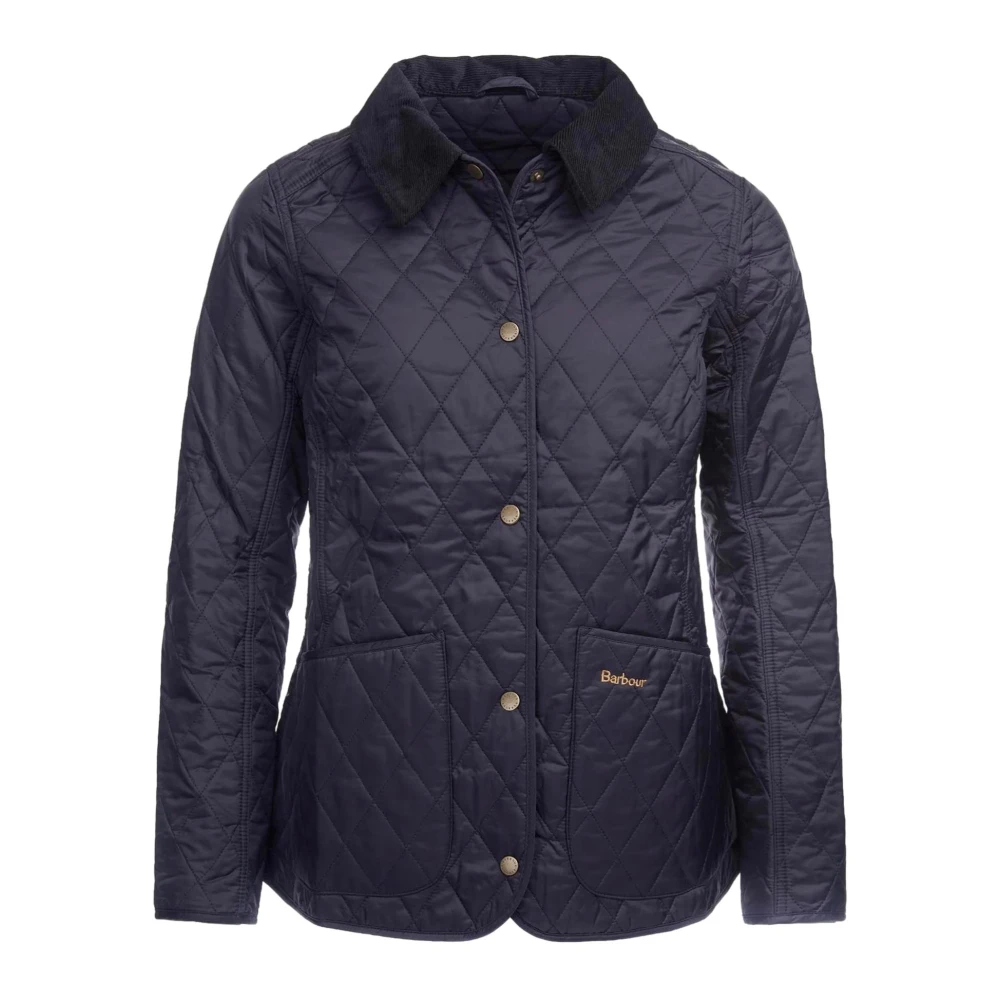 Barbour Women's Blue Light Jackets, Xs, Annandale Quilted Jacket