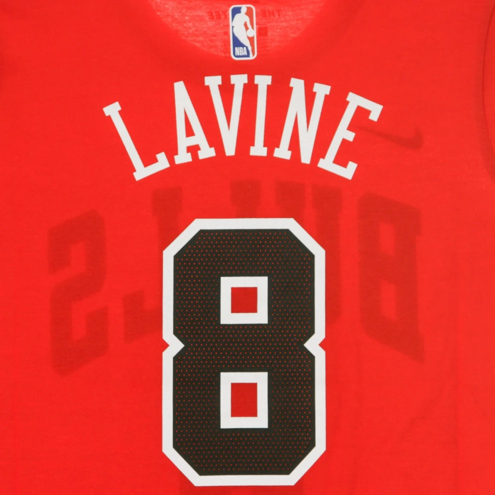 Nike Zach Lavine NBA Tee Icon Edition Red Heren