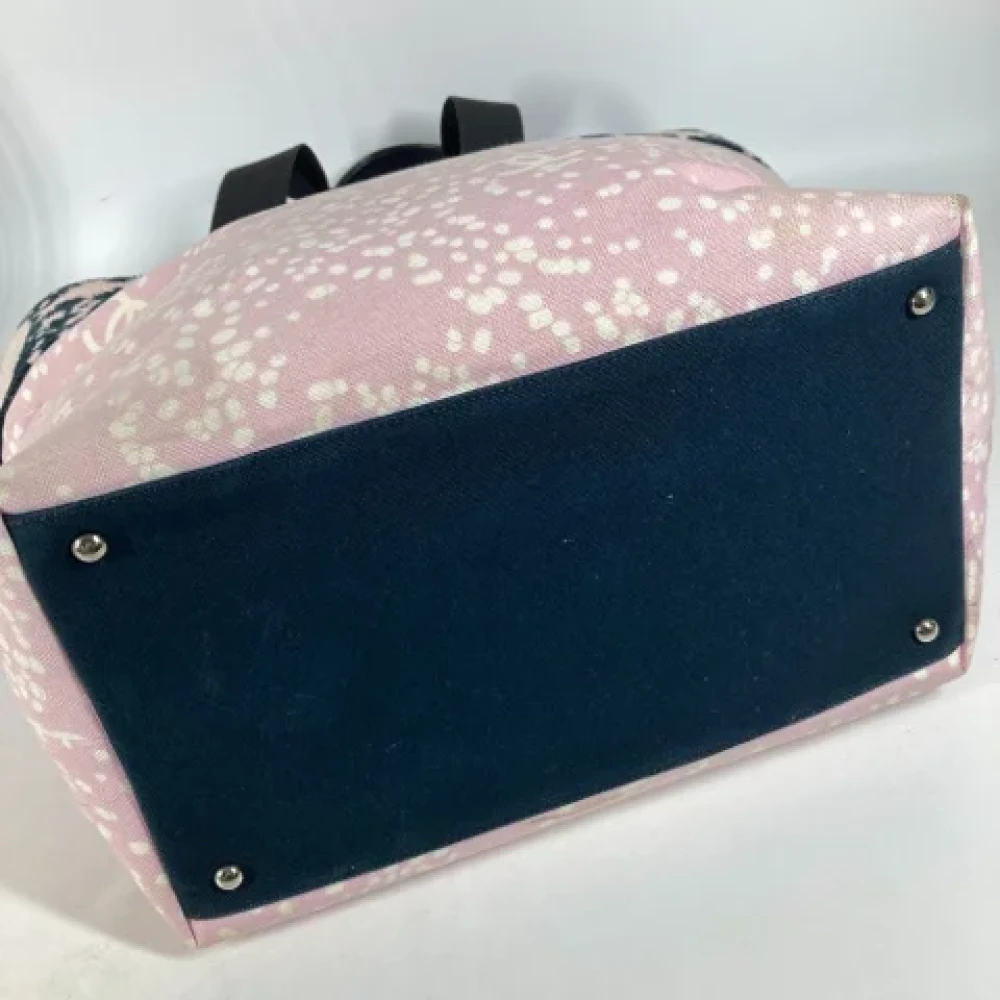 Chanel Vintage Pre-owned Cotton chanel-bags Pink Dames