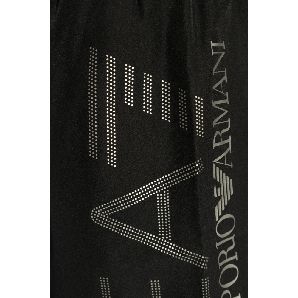 Emporio Armani EA7 Zwembroek met logo Black Heren