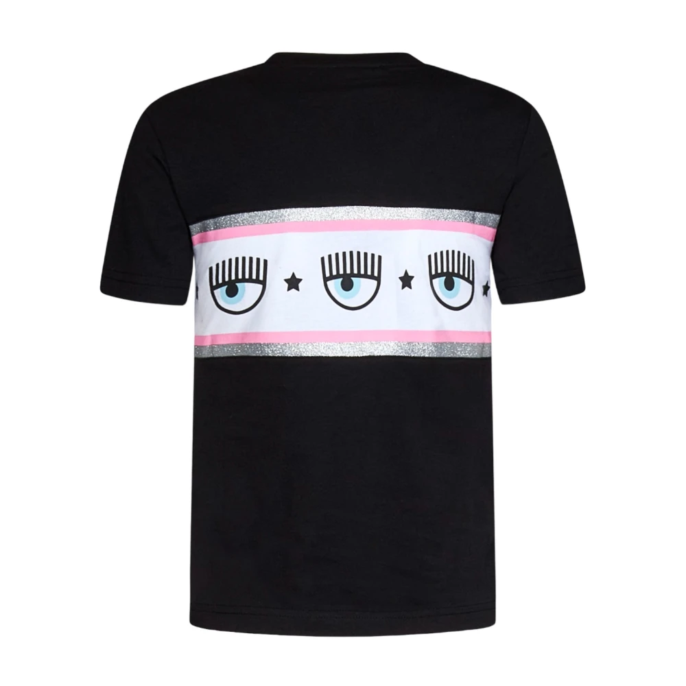 Chiara Ferragni Collection Korte Mouw T-shirt Black Dames