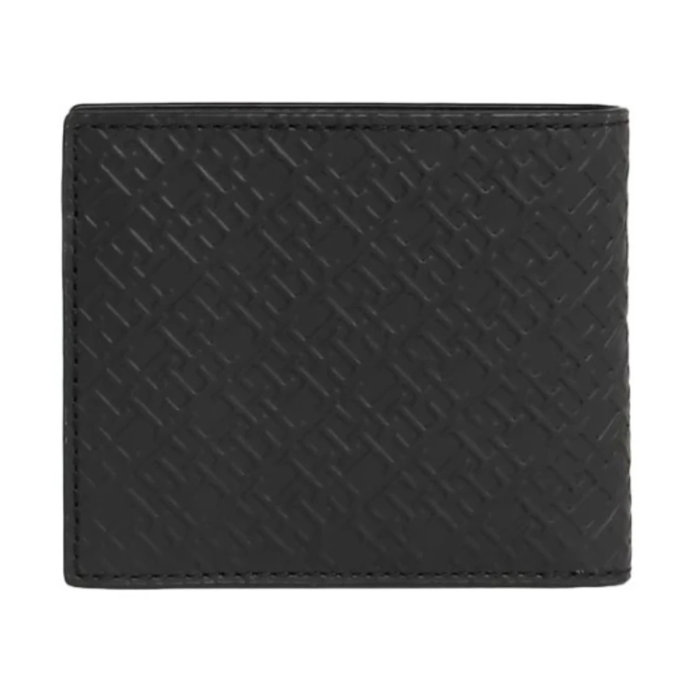Tommy Hilfiger Monogram Extra CC en Munt Portemonnee Black Heren