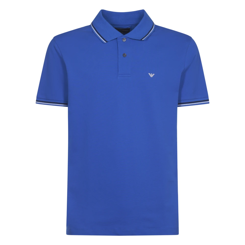 Emporio Armani Stijlvolle poloshirts collectie Blue Heren