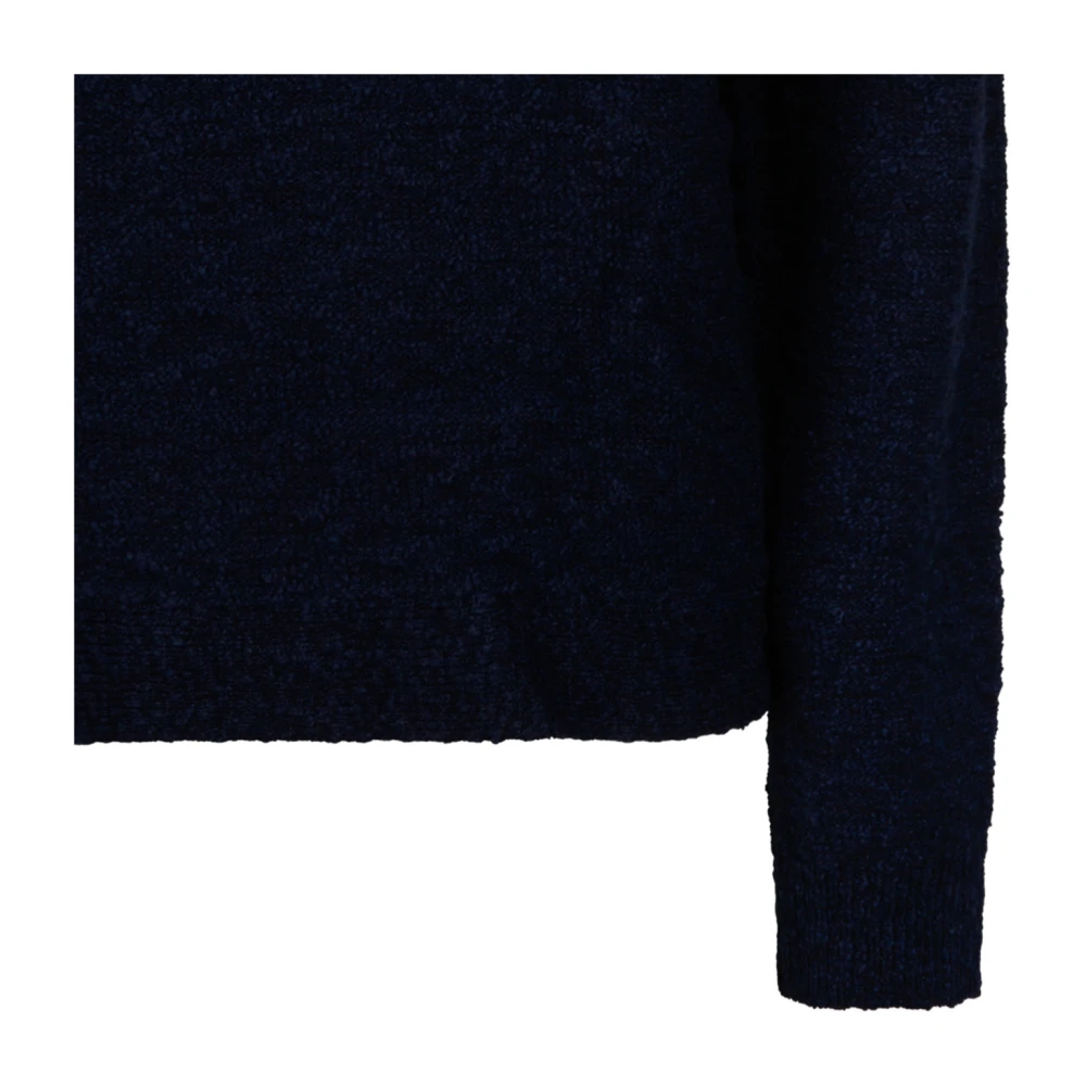 Maison Margiela Navy Blue Nostalgische Trui Blue Dames