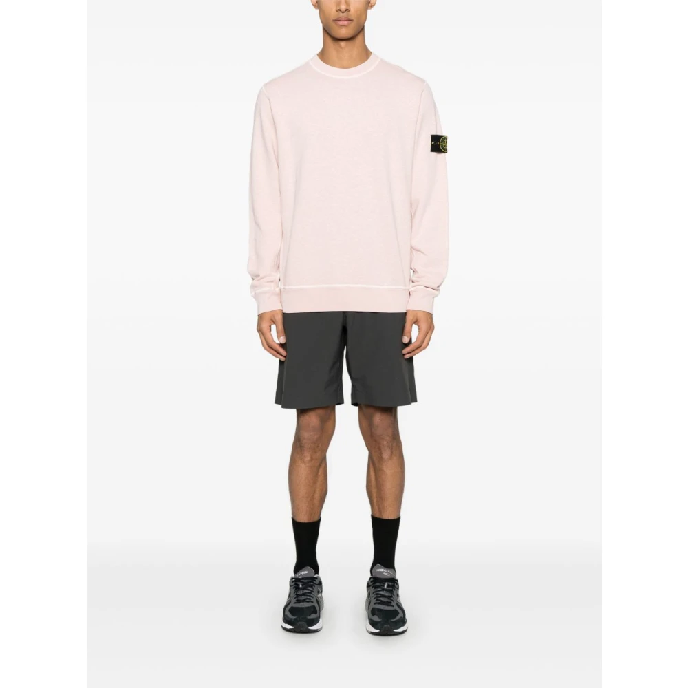 Stone Island Roze Sweater Stijlvol Comfort Mode Pink Heren