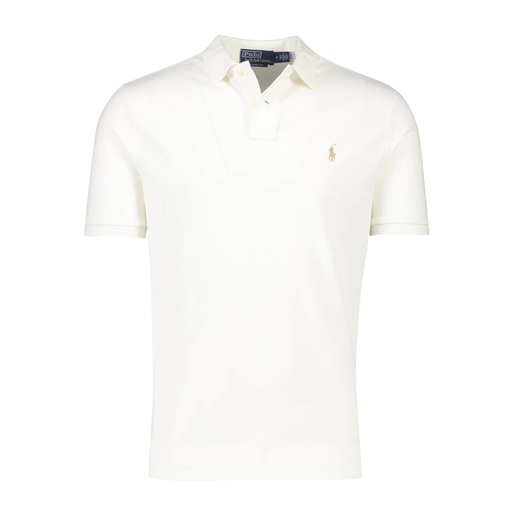 Polo Ralph Lauren Klassieke Pasvorm Korte Mouw Witte Polo White Heren