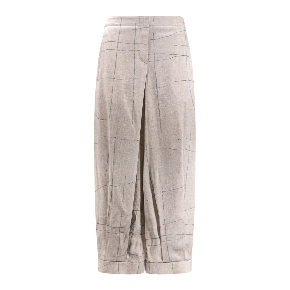 Trousers > Wide Trousers - - Giorgio Armani - Modalova